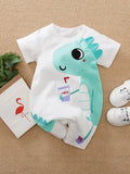 Baby Dinosaur Milk Romper