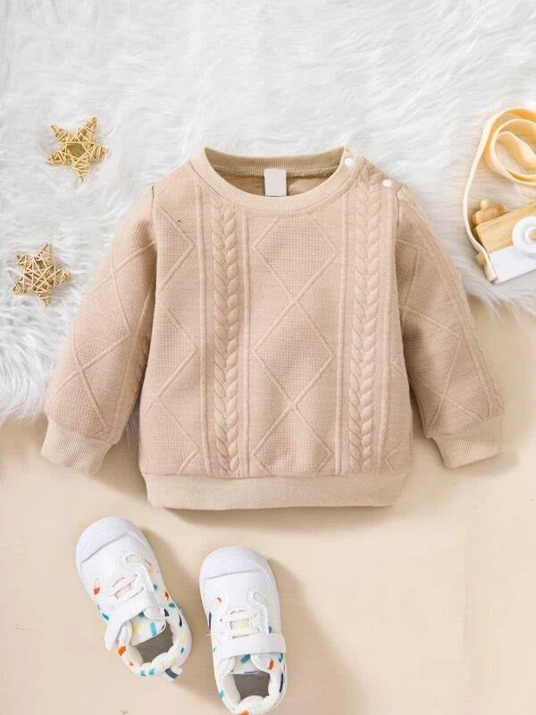 Baby Shoulder Button Sweatshirt