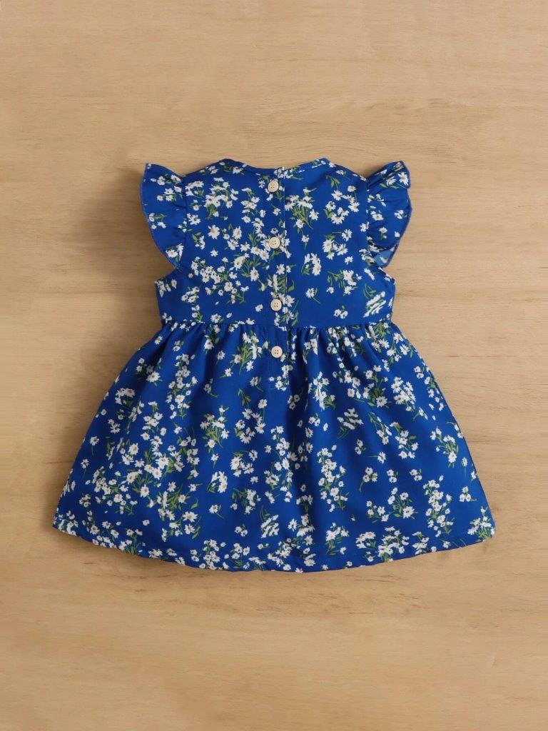 Baby Blue Floral Dress