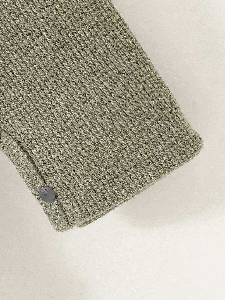 Baby Front Pocket Detailed Jumpsuit Army Green