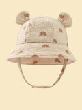 Baby Ear Bucket Hat Rainbow