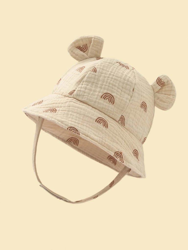 Baby Ear Bucket Hat Rainbow