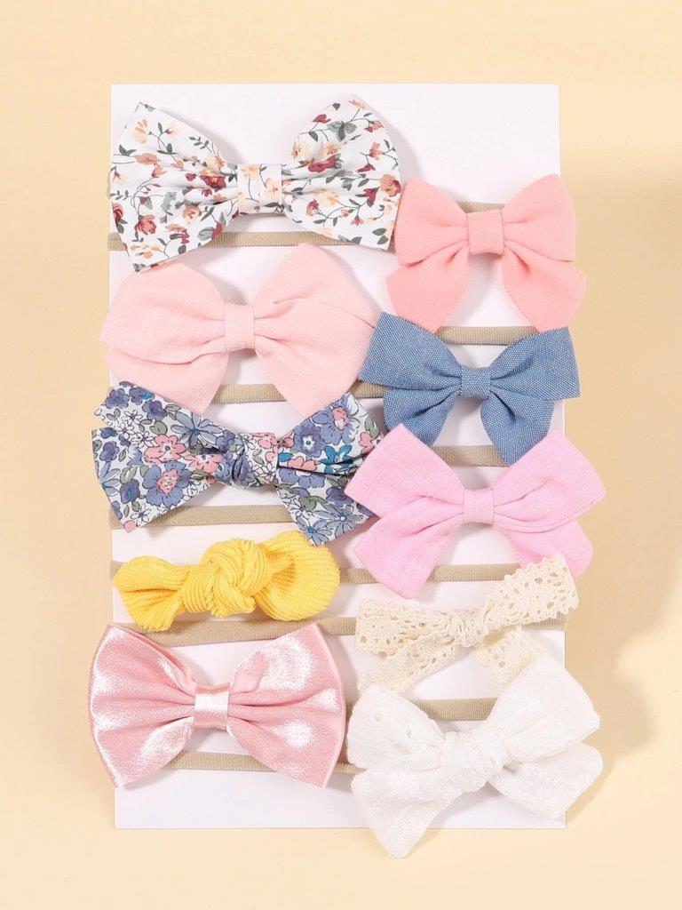 Baby 10 Piece Headband Set Mix 2