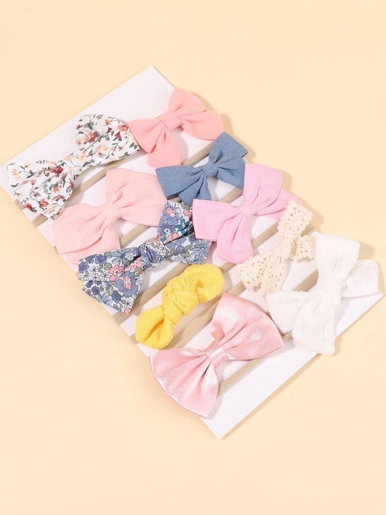 Baby 10 Piece Headband Set Mix 2