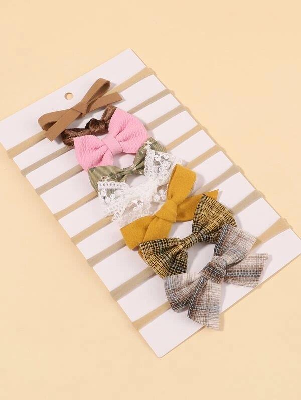 Baby 8 Piece Bow Set