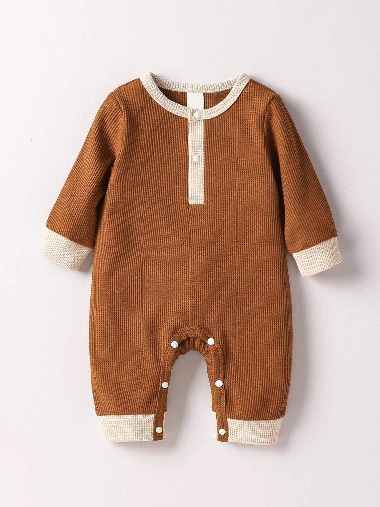 Baby Waffle Knit Jumpsuit