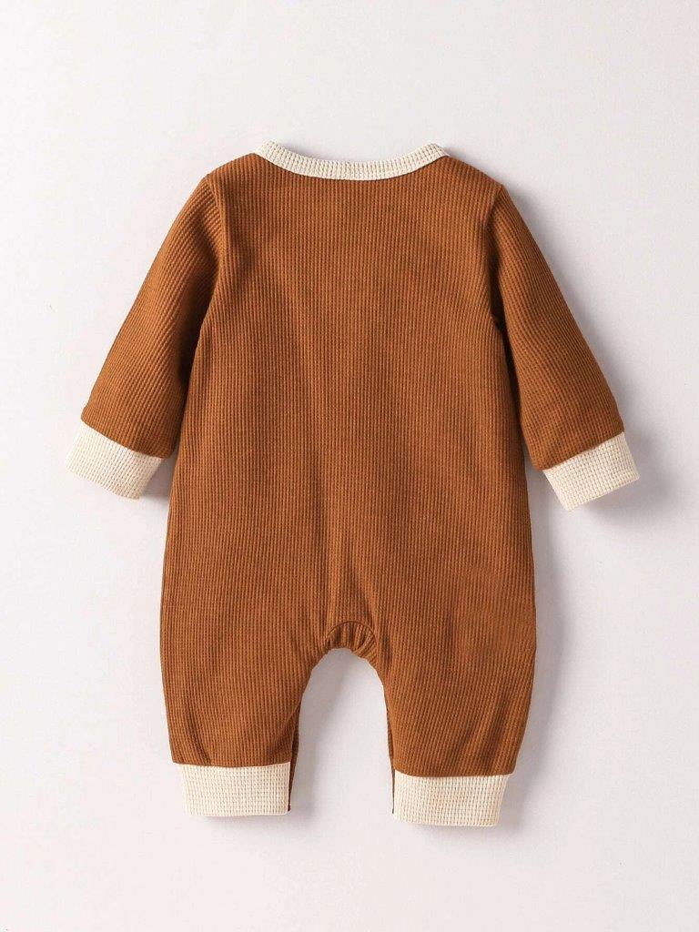 Baby Waffle Knit Jumpsuit