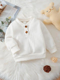 Baby Button Sweatshirt