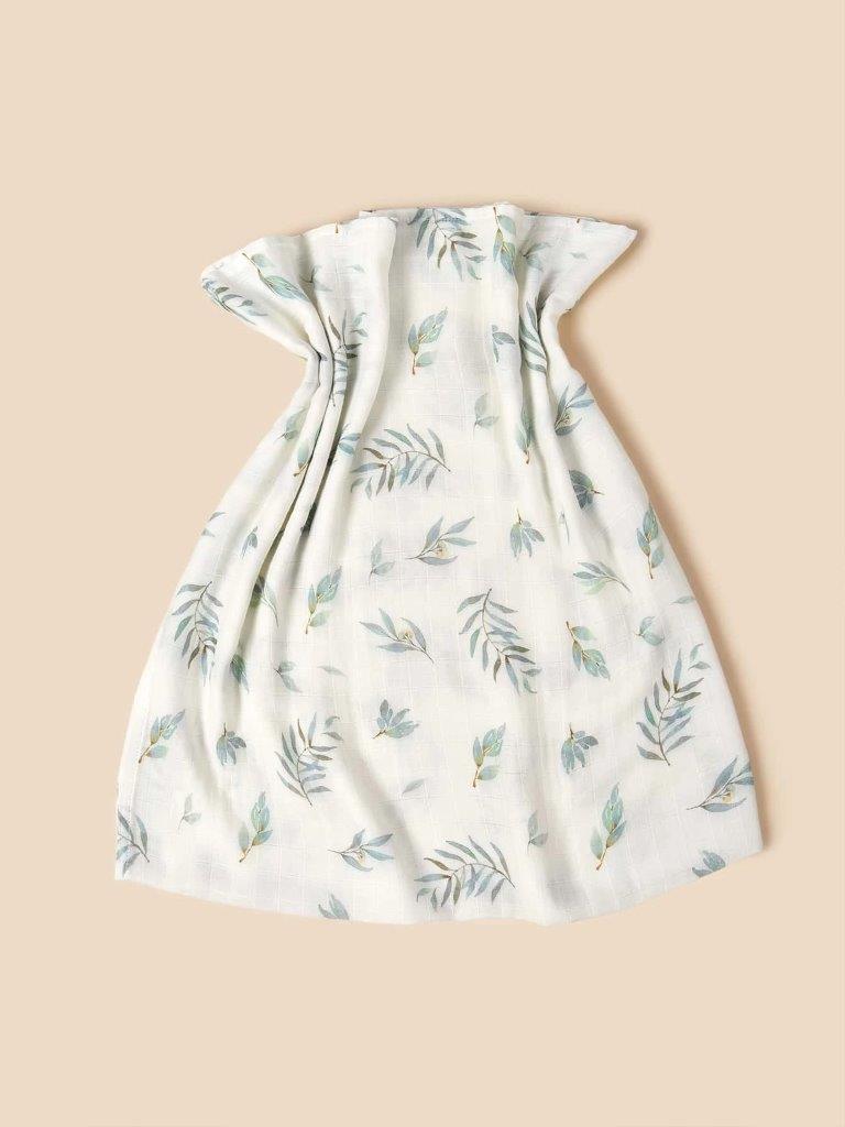 Baby Leaf Muslin Swaddle Blanket