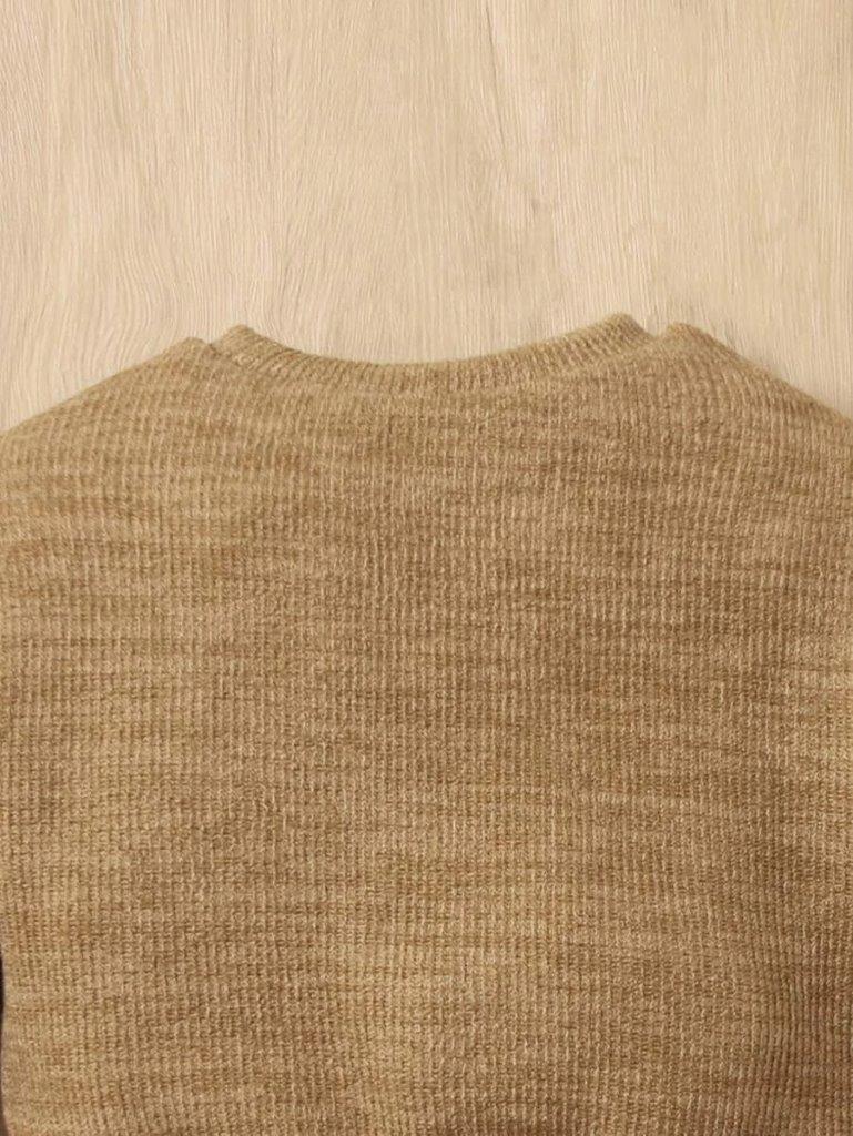 Baby Leopard Print Knitted Pullover