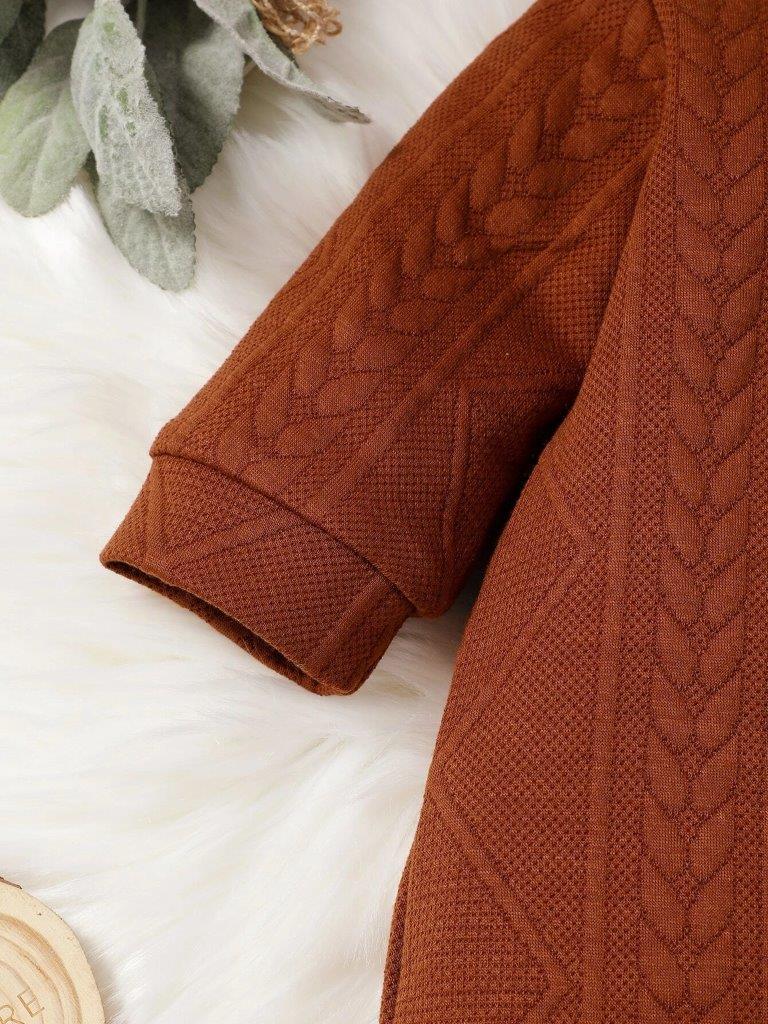 Baby Pattern Button Jumpsuit