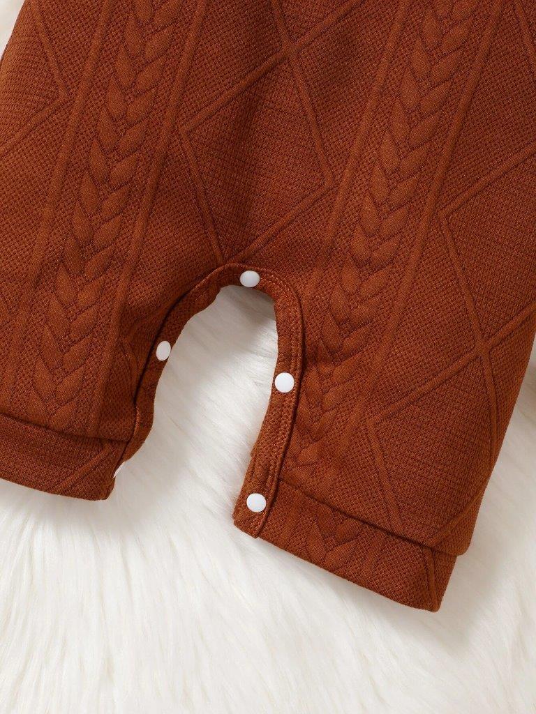 Baby Pattern Button Jumpsuit