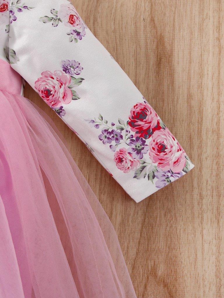 Baby Pink Floral Dress