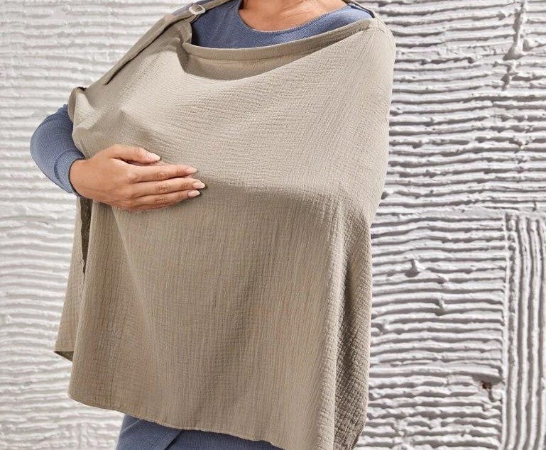 Baby Khaki Nursing Cover