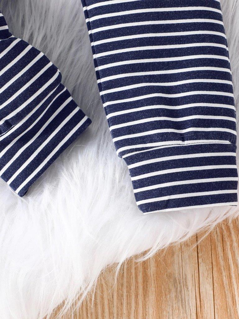 Baby Slogan Pullover And Pants Set