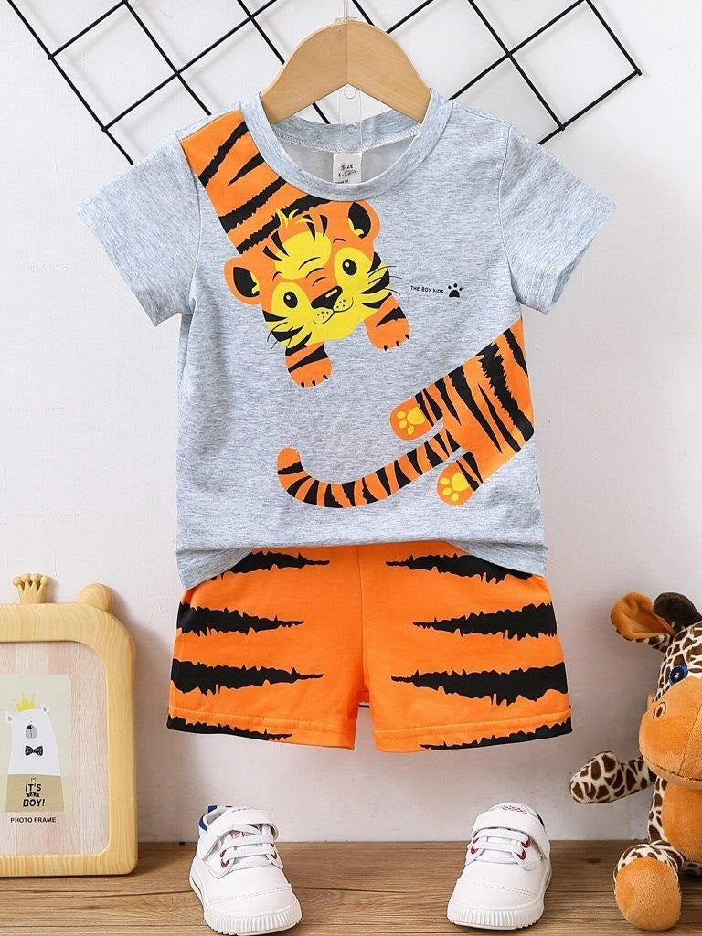 Baby Tiger Tee And Shorts