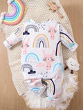 Baby Rainbow Graphic Jumpsuit