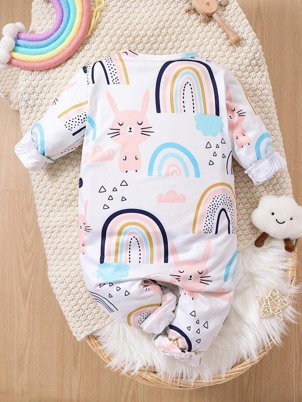 Baby Rainbow Graphic Jumpsuit
