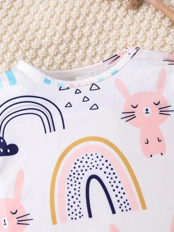 Baby Rainbow Graphic Jumpsuit
