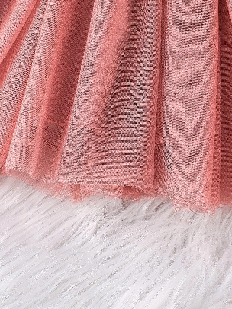 Baby Front Bow Velvet Dress