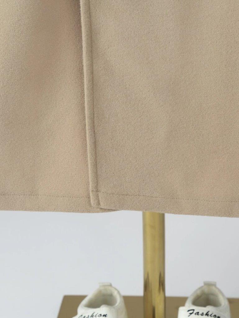 Toddler Girls Khaki Bow Coat With Hat