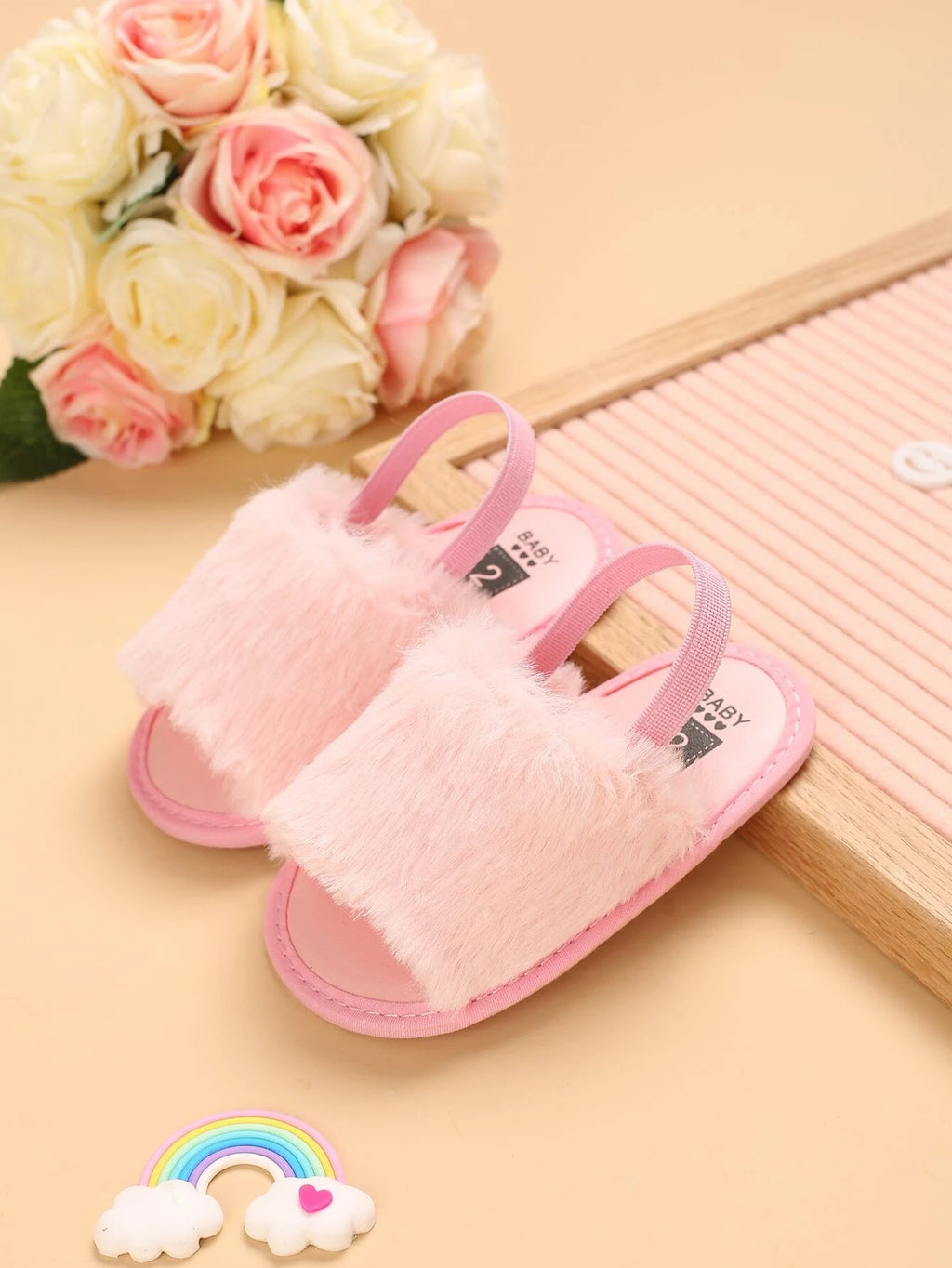 Baby Light Pink Sling Back