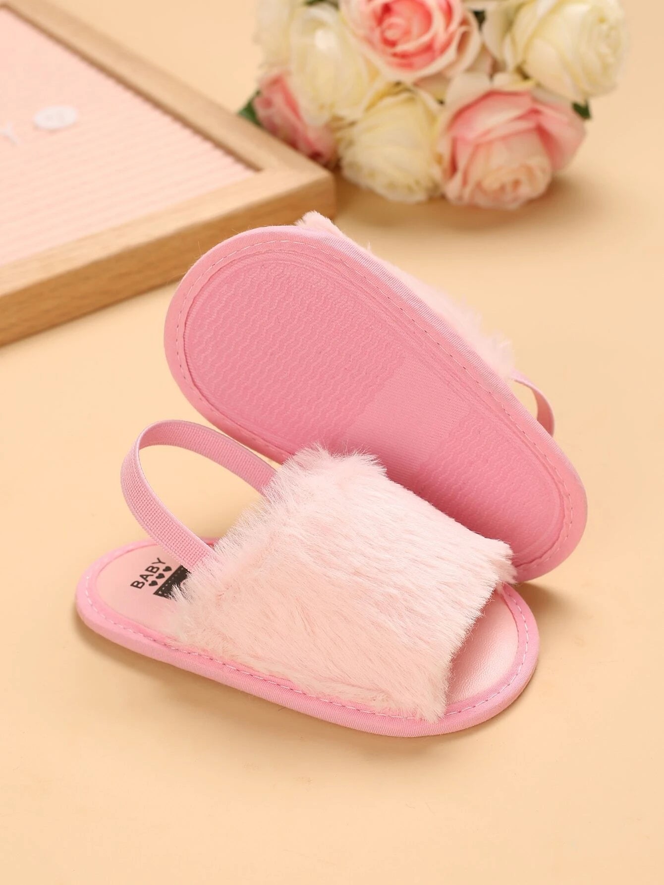 Baby Light Pink Sling Back