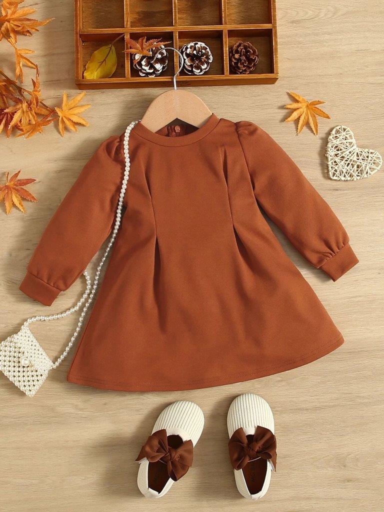 Baby Pleated Detailed Dress