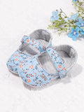 Baby Blue Floral Mary Jane