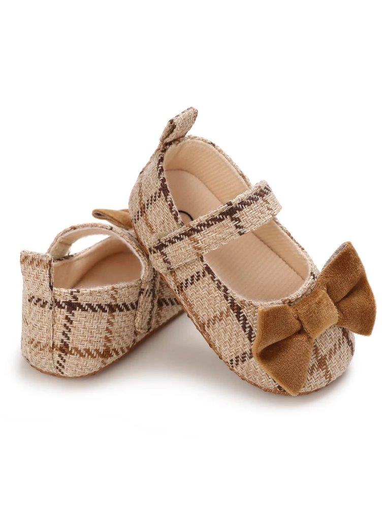 Baby Plaid Flats