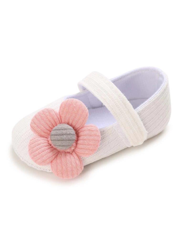 Baby Flower Mary Jane White