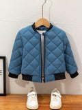 Toddler Boys Trim Baseball Jacket