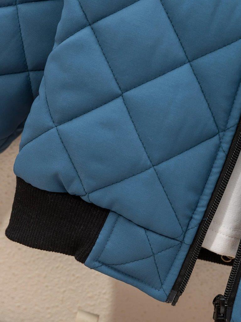 Toddler Boys Trim Baseball Jacket