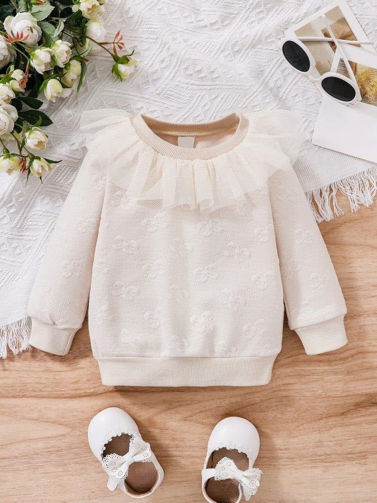 Baby Ruffle Trim Pullover