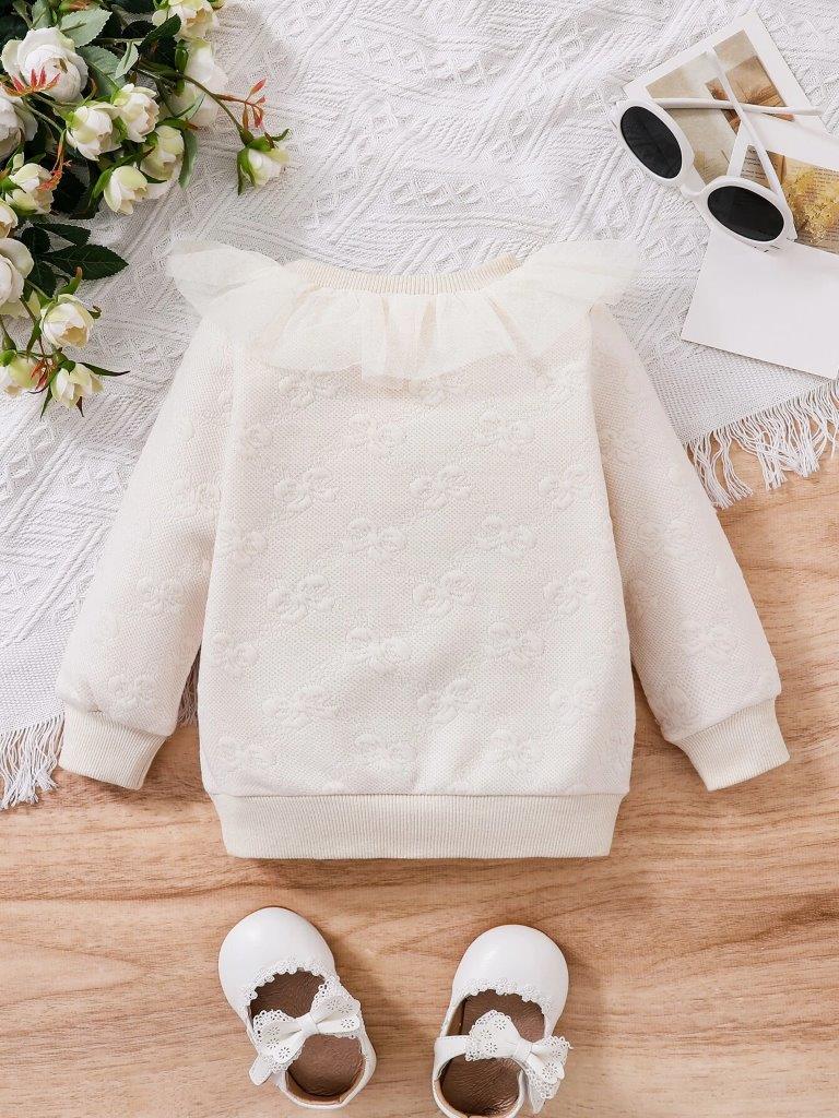 Baby Ruffle Trim Pullover