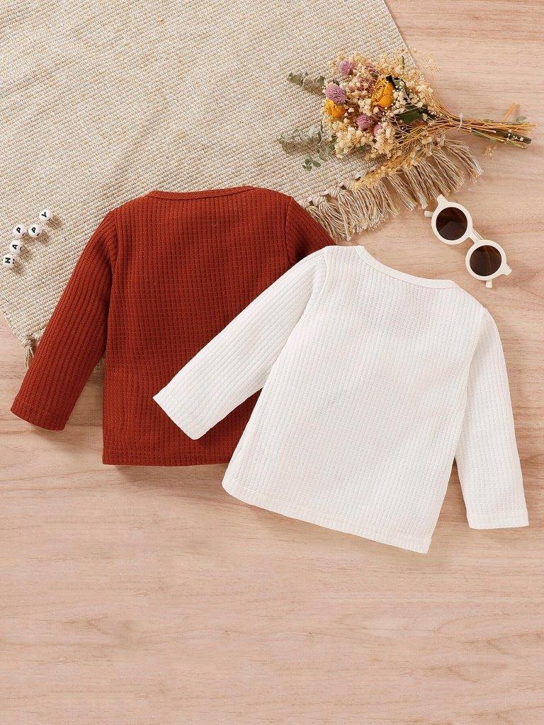 Baby 2 Piece Half Button Set