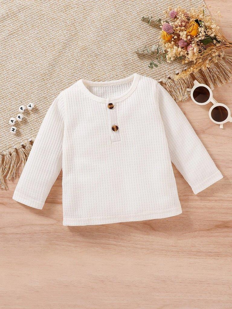Baby 2 Piece Half Button Set