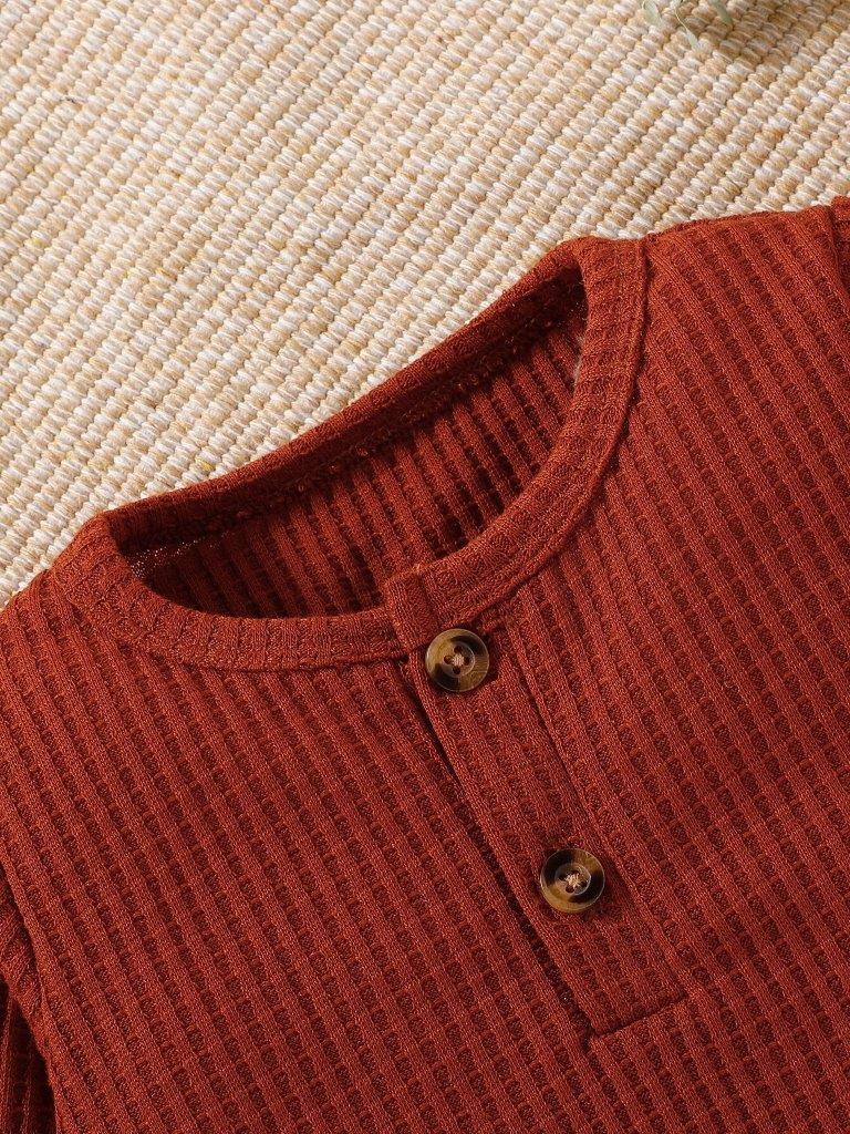 Baby 2 Piece Half Button Set