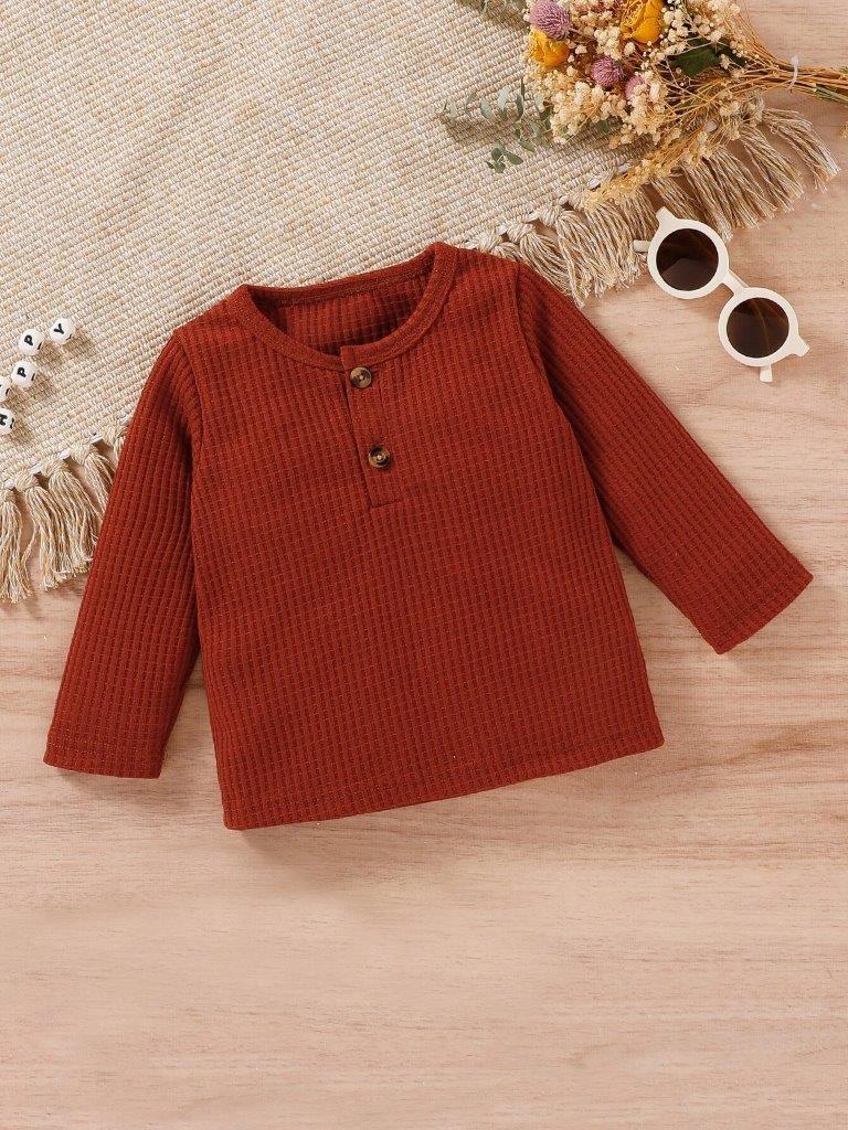 Baby 2 Piece Half Button Set