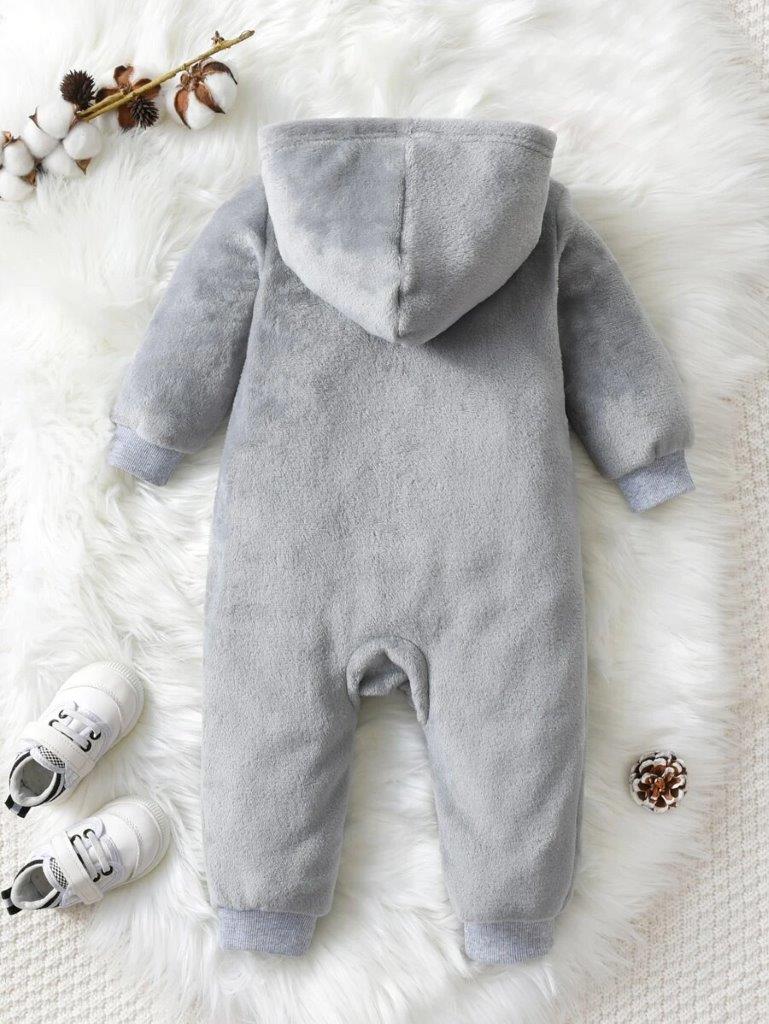 Baby Rainbow Flannel Jumpsuit