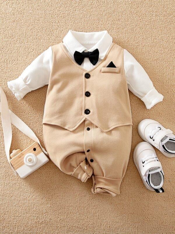 Baby Bow Tie 2 in 1 Jumpsuit style 2