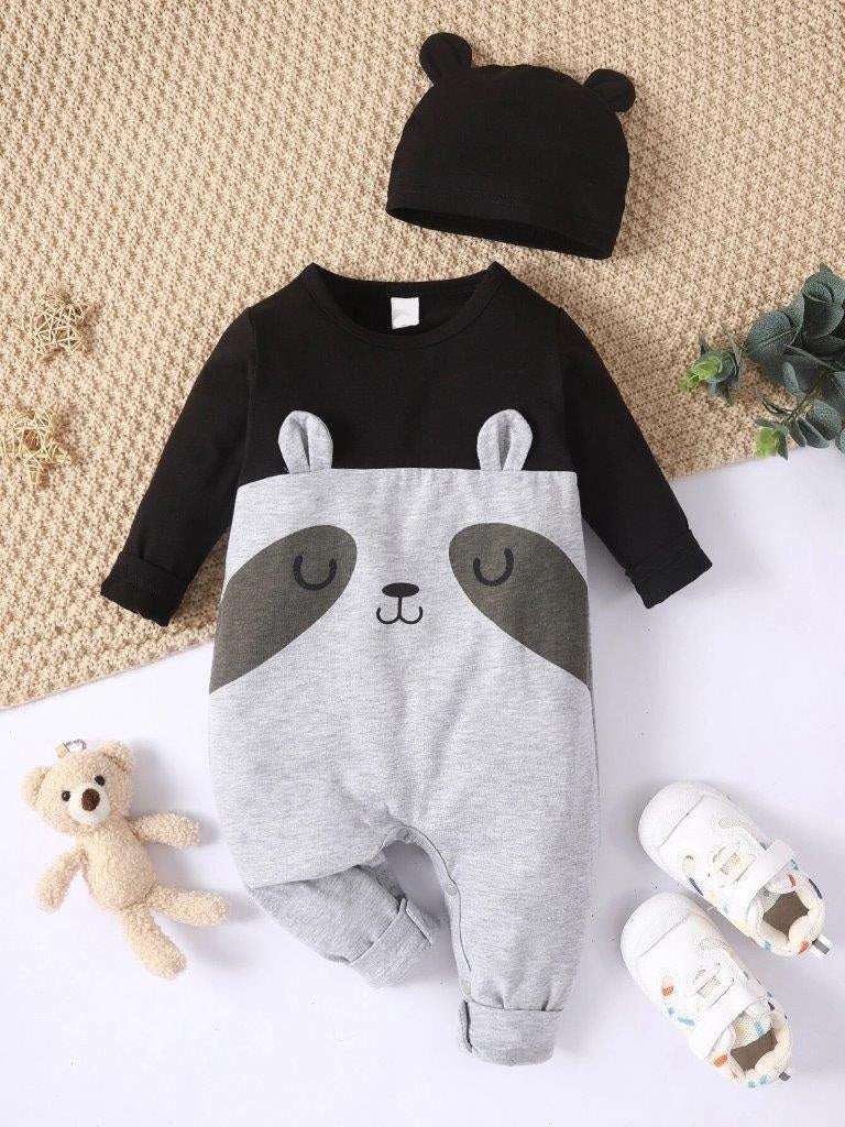 Baby Cartoon Jumpsuit Set