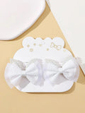 2 Piece Faux Pearl Hair Clips Set