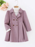 Toddler Girls Double Breasted Coat