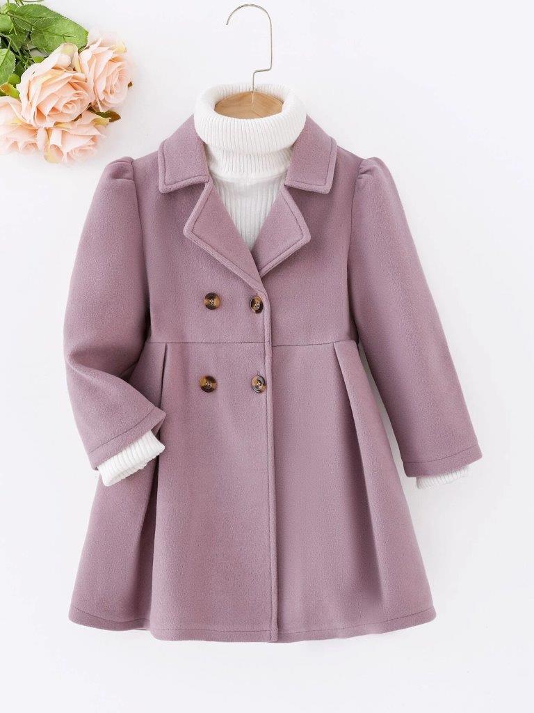 Toddler Girls Double Breasted Coat