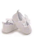 Baby Embroidered White Flats