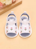 Baby Floral Embroidered Sandals