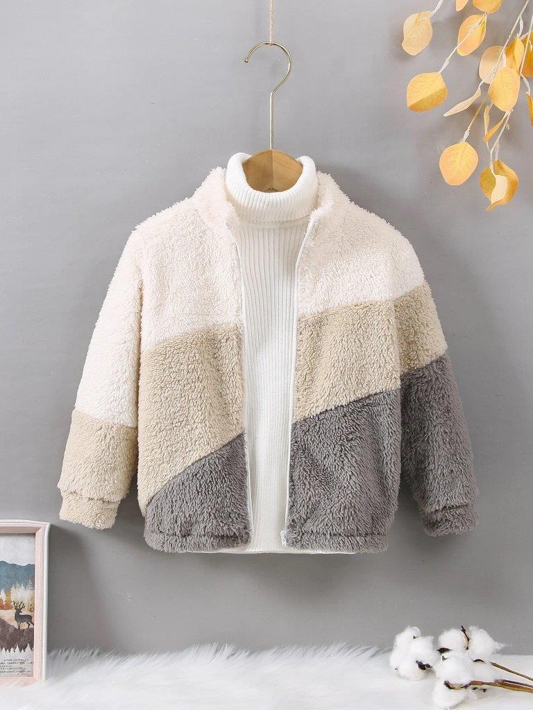 Toddler Boys Flannel Coat Without Tee