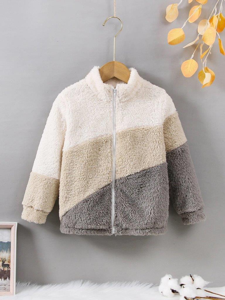 Toddler Boys Flannel Coat Without Tee