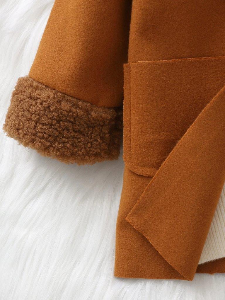 Toddler Girls Coat And Hat Set